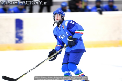 2018-11-10 Hockey Torneo 4 Nazioni U16 - Italia-Slovenia 3465 Andrea Fornasetti